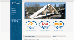 Desktop Screenshot of adamlumber.com